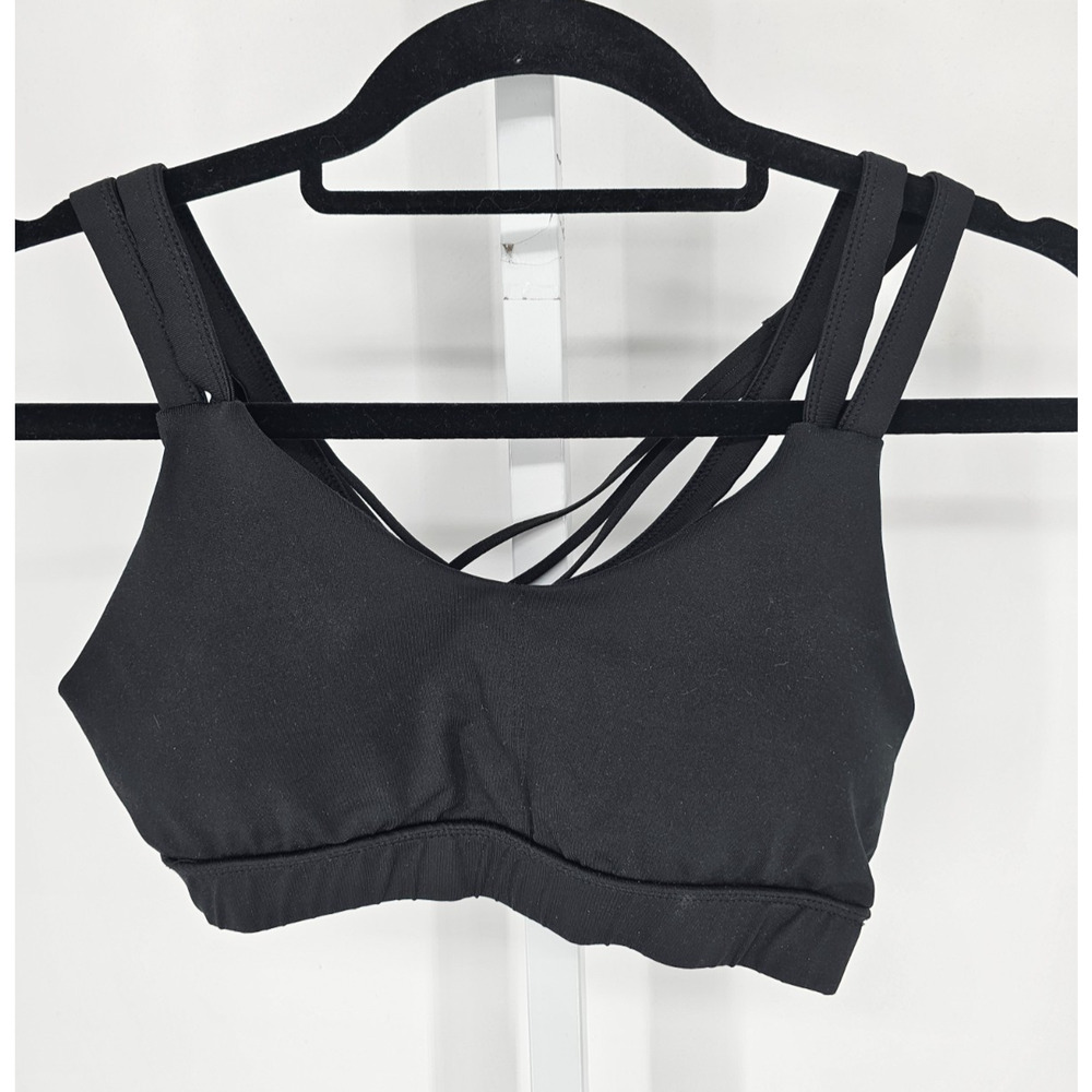 C9 by Champion Womens Sz S Strappy Sports Bra Solid Black